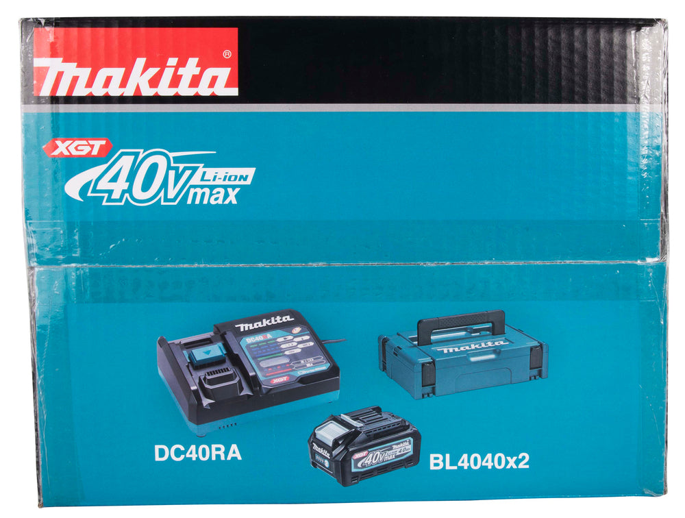 Energy Pack agli ioni di litio 40Vmax XGT® (2 batterie + 1 caricabatterie) in scatola MAKPAC191J97-1 - Potenza e praticità per i professionisti